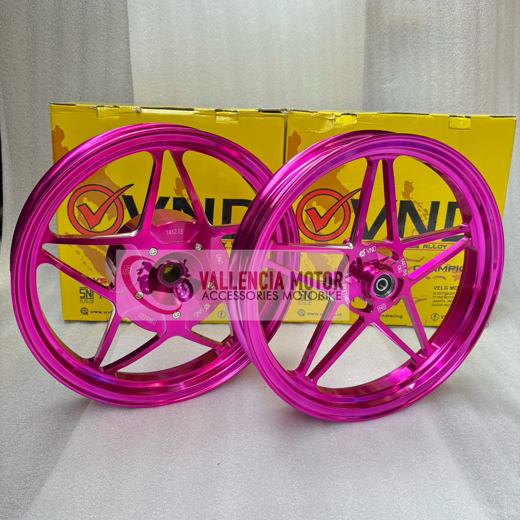 VND Velg Racing VSpeed v2 185x14 & 215x14 / Vario 125 / Vario 150 / Beat / Scoopy / Genio Vspeed Bin