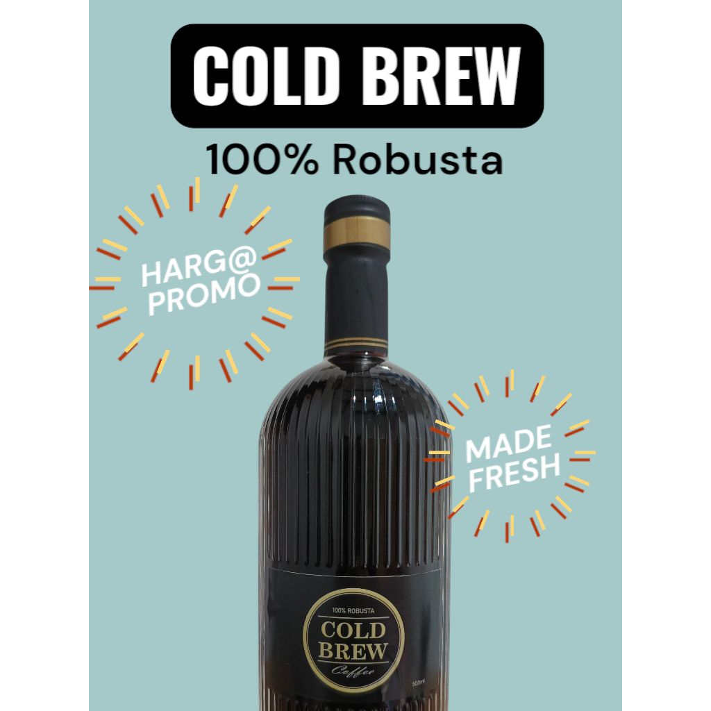 

Kopi Hitam Cold Brew 100% Robusta