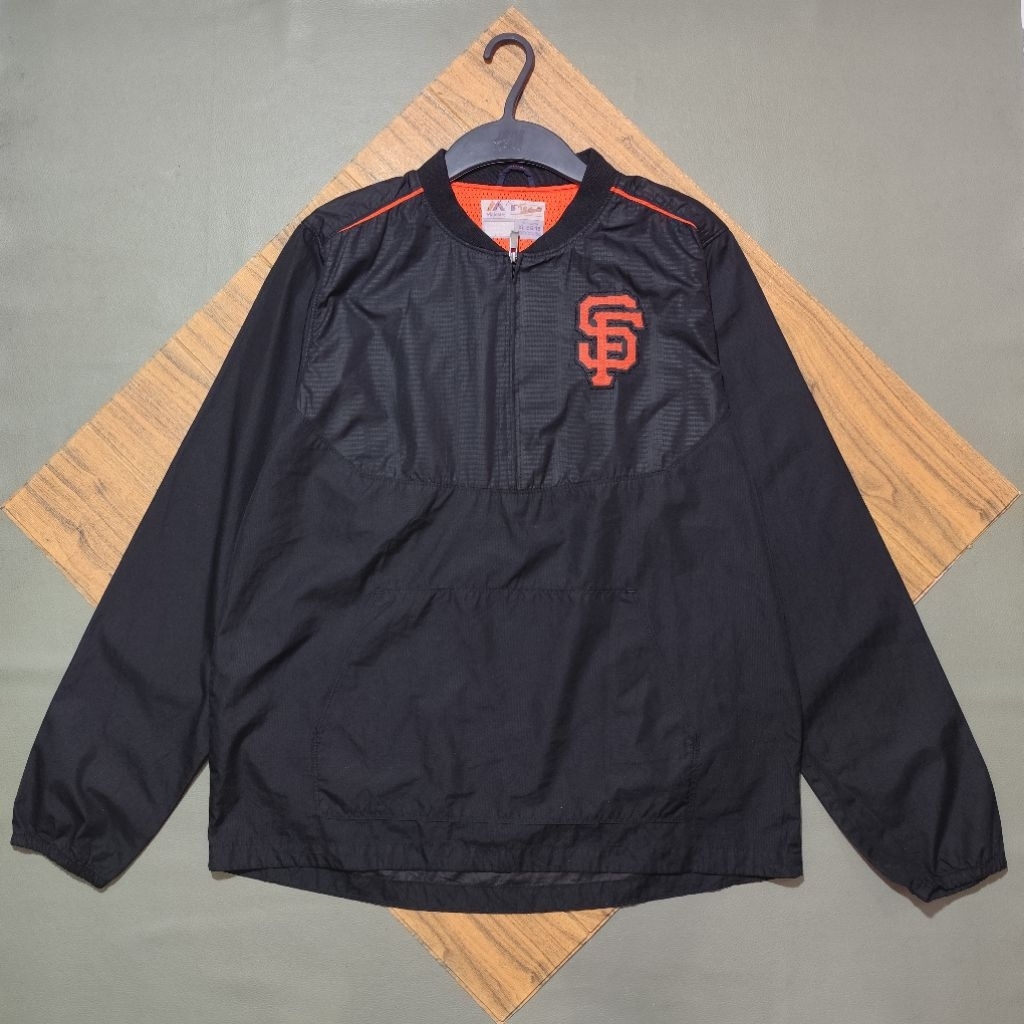 halfzip jacket Majestic mlb sf