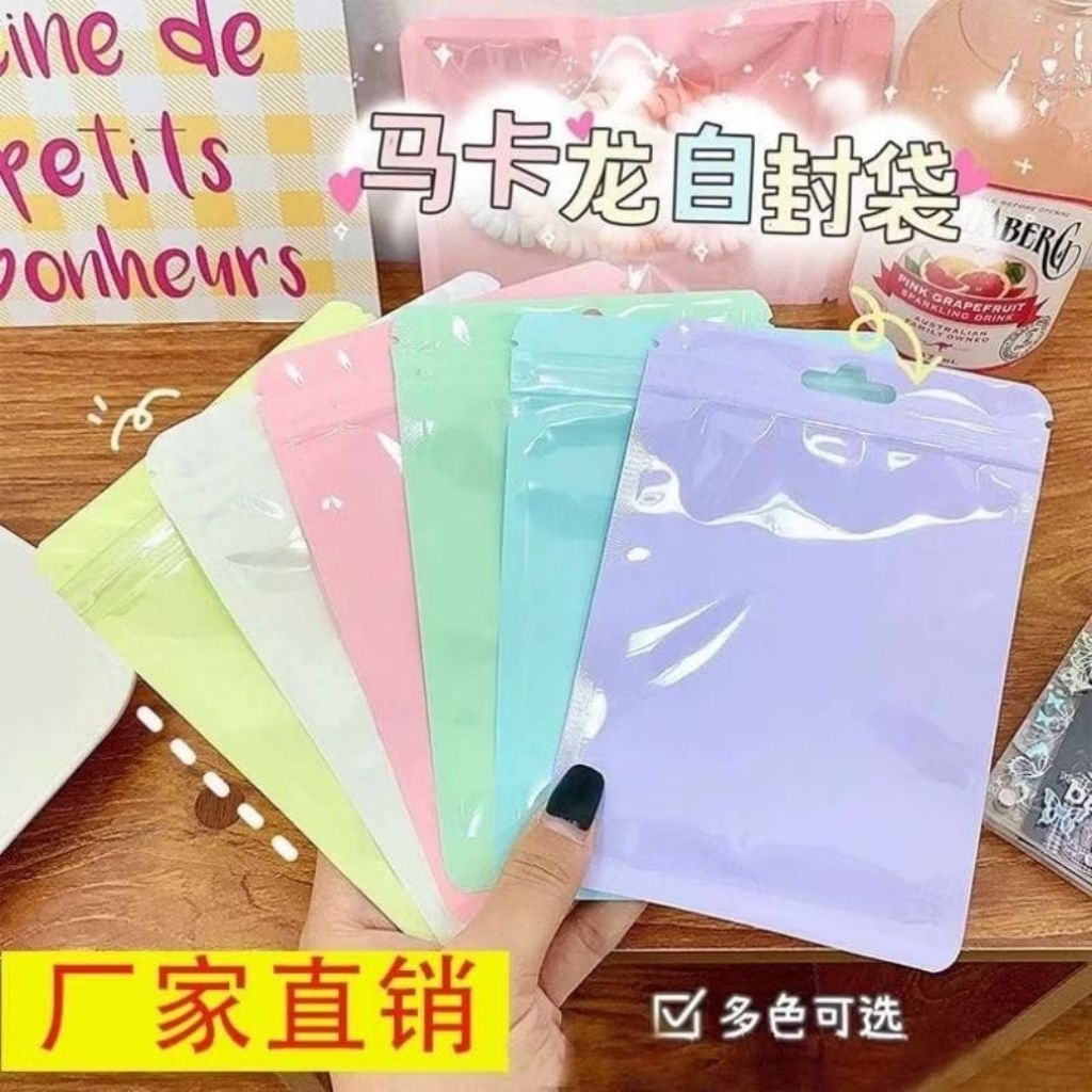 10 Pcs Ziplock Pastel 10,5 x 15cm ll Ziplock Aksesoris