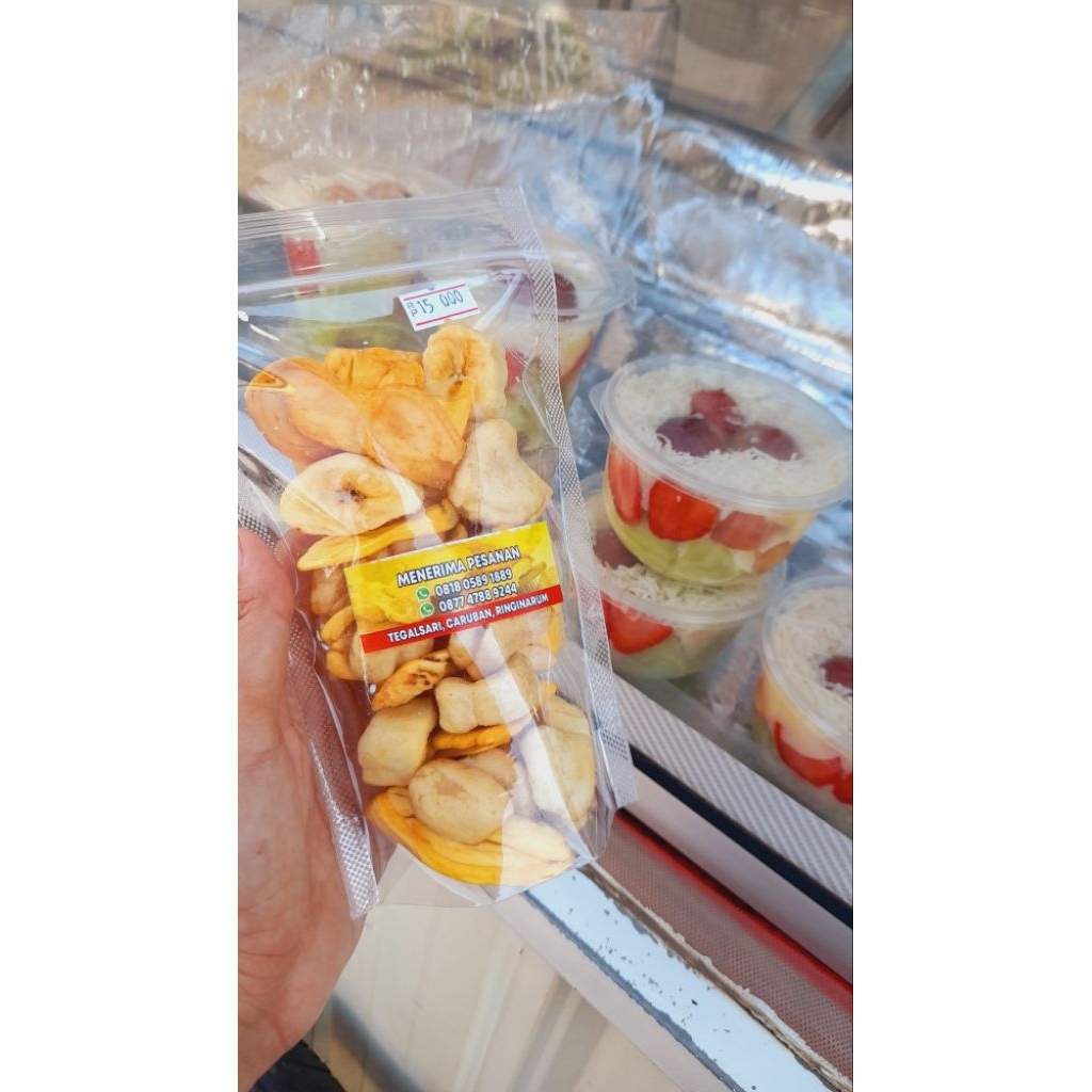

keripik buah oven tidak di goreng cocok untuk camilan sehat