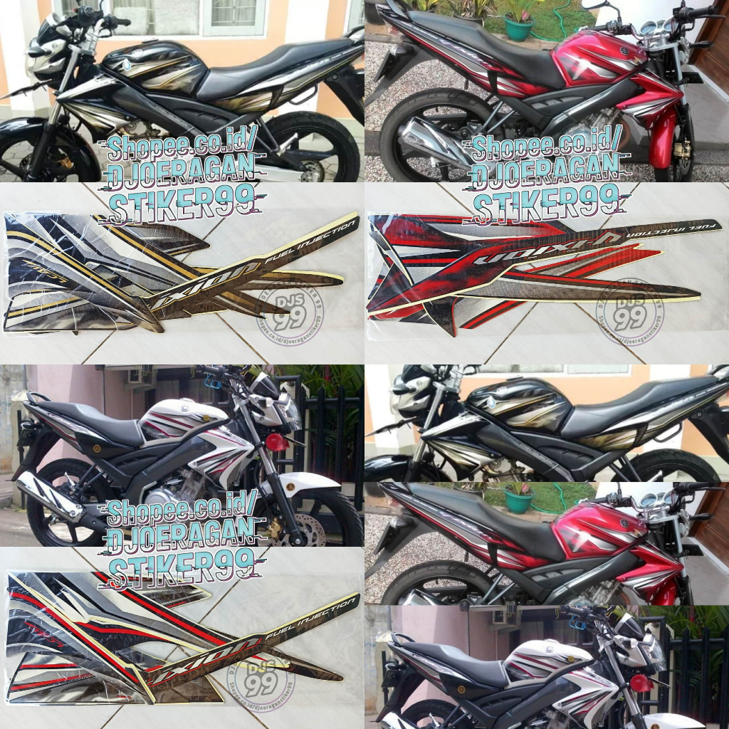 Striping Vixion 2012 Stiker Sticker Lis Yamaha Vixion 2012