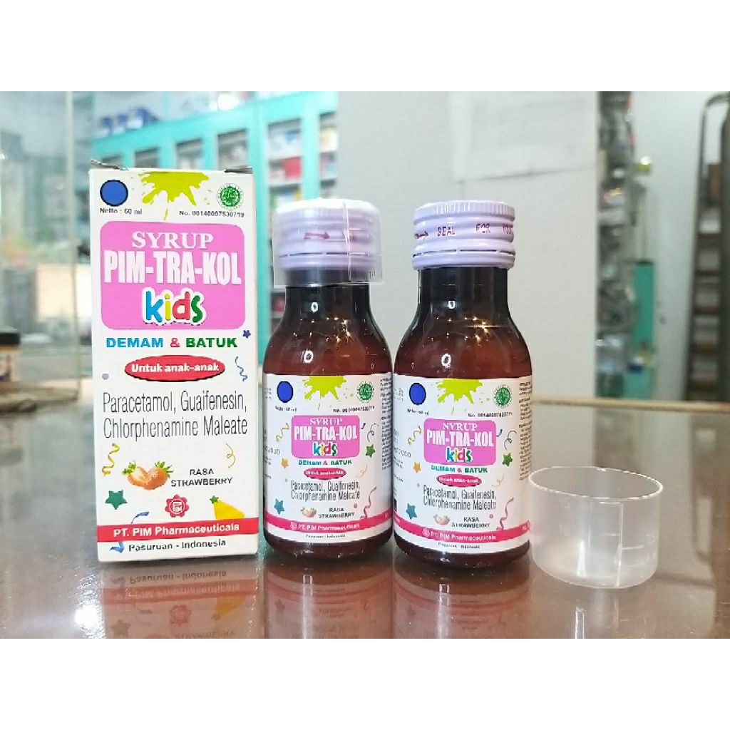 PIMTRAKOL KIDS 60 ML | SIRUP PIM TRA KOL