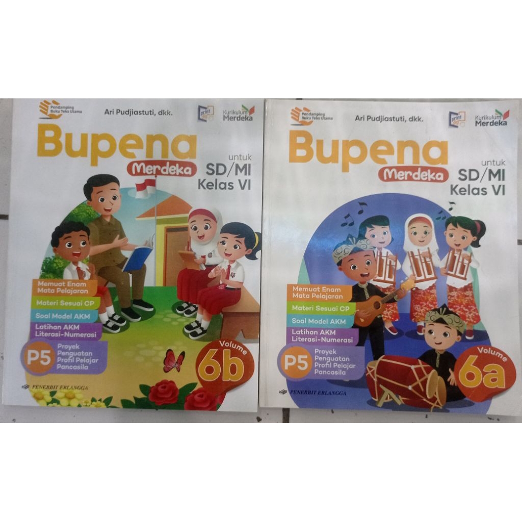 BUPENA KLS 6 SD SERI A, B, C, D. KUMER (BEKAS)