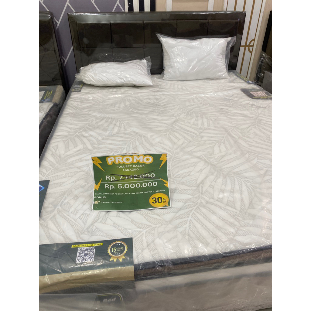 HANYA KASUR impressa latex 160x200