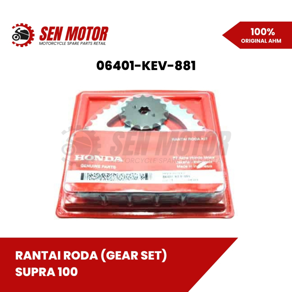 Rantai Roda (Gear Set) Honda Verza 150 Original AHM – 06401-K18-900