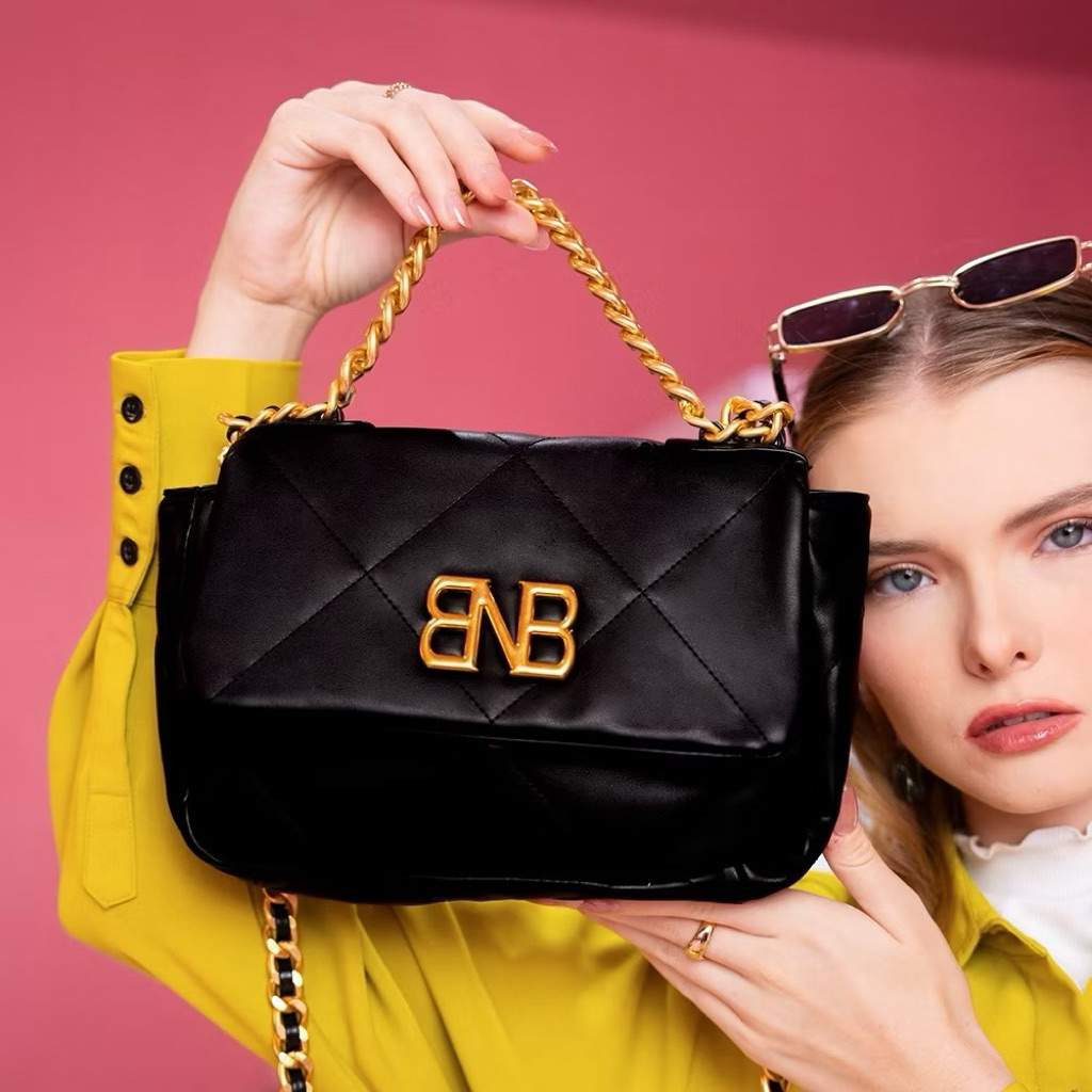 TAS BNB BRAND NO BRAND NEW BUKAN PRELOVED BEKAS SECOND BLACK BALIKPAPAN SAMARINDA READY BS BAG