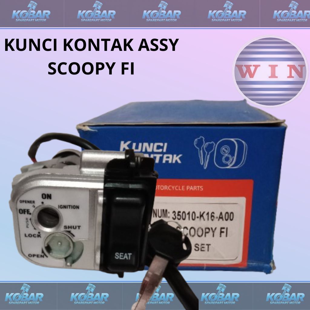 WIN KUNCI KONTAK ASSY SCOOPY FI K16