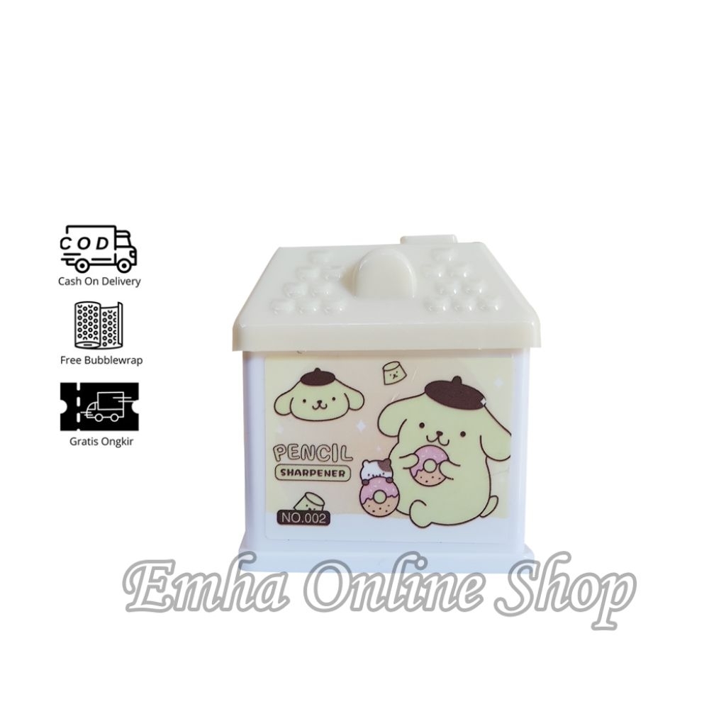 

Rautan Pensil Rumah Lucu Unik Serutan Murah pencil sharpener Stationery