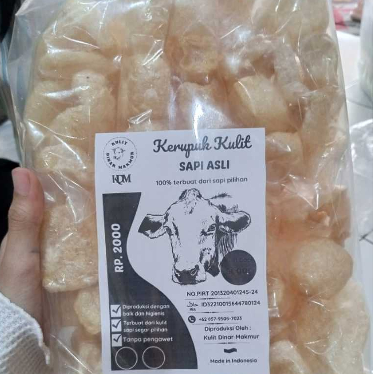 

Cemilan Kerupuk Kulit Sapi Asli Dorokdok Viral Enak Murah Gurih Halal RENYAH 1pack isi 10bungkus