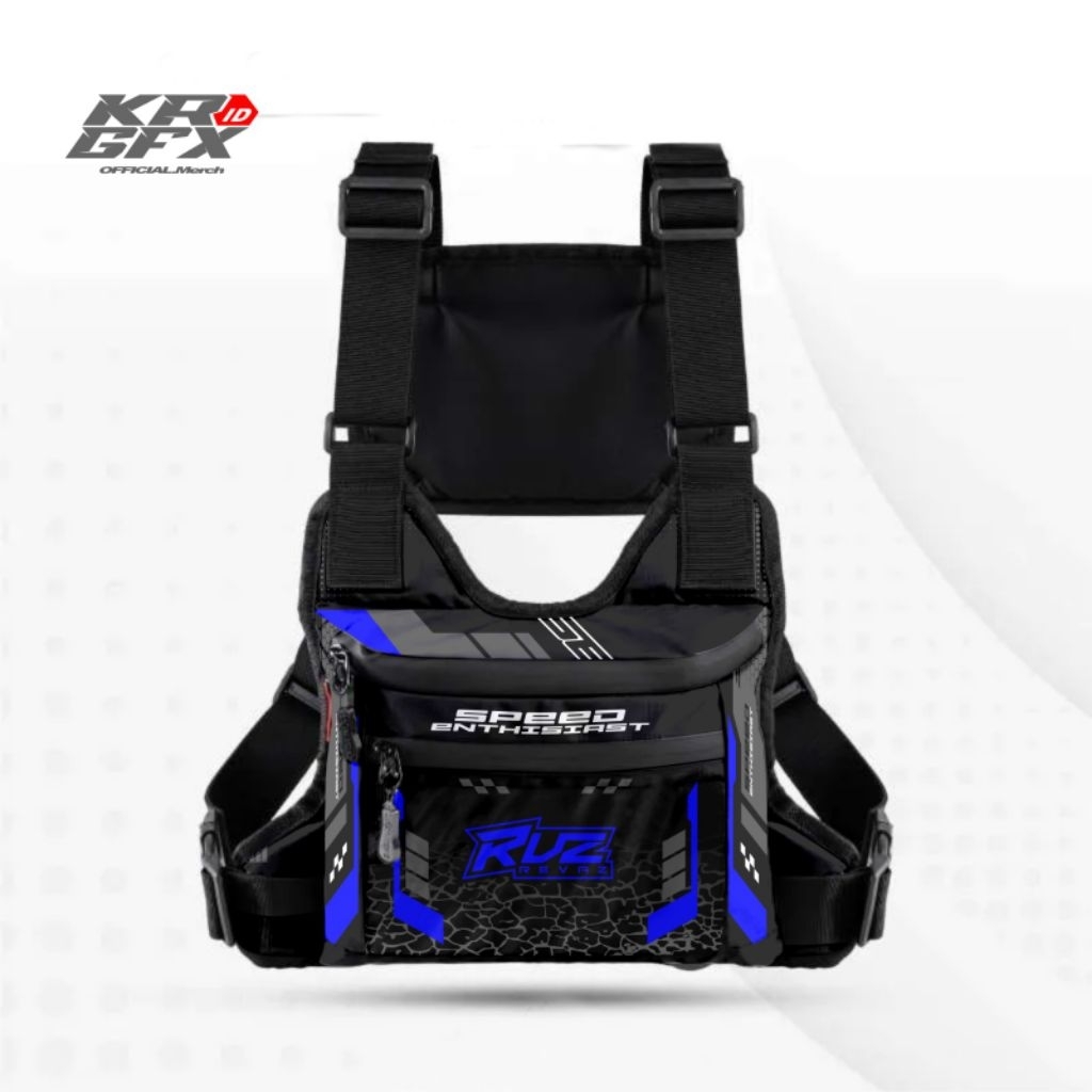 tas dada printing cowok terbaru tas dada loreng chest bag pria wanita keren 2025 hhe