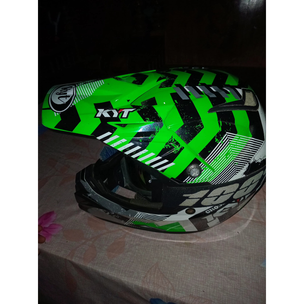 helm cross KYT ORIGINAL second like new