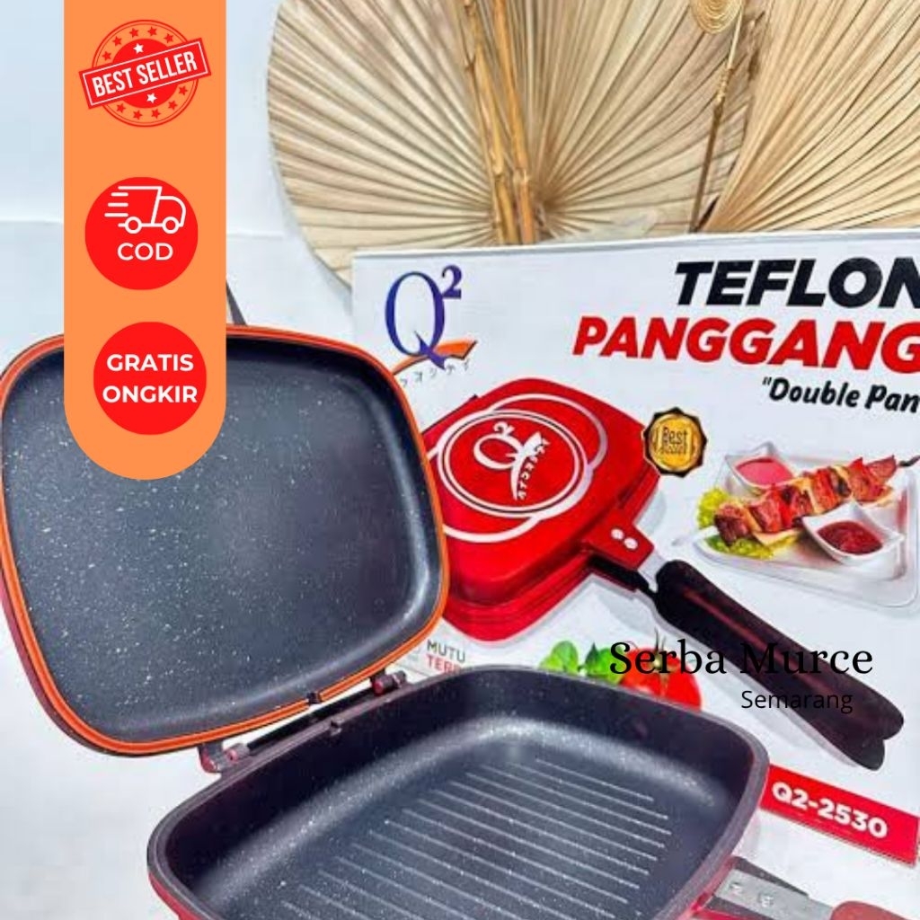 Double Pan Teflon/Panggangan Q2 2530