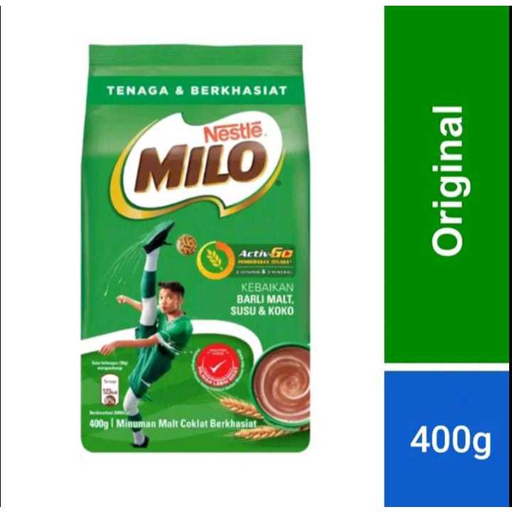 

MILO ACTIV GO 400 Gram Asli MALAYSIA / SUSU BUBUK MILO