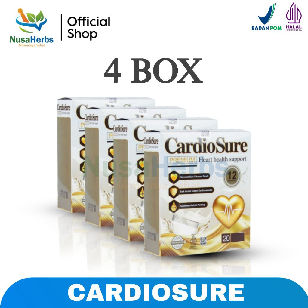 

Cardiosure Asli Original Milk 4 Box Susu Untuk Kesehatan Jantung