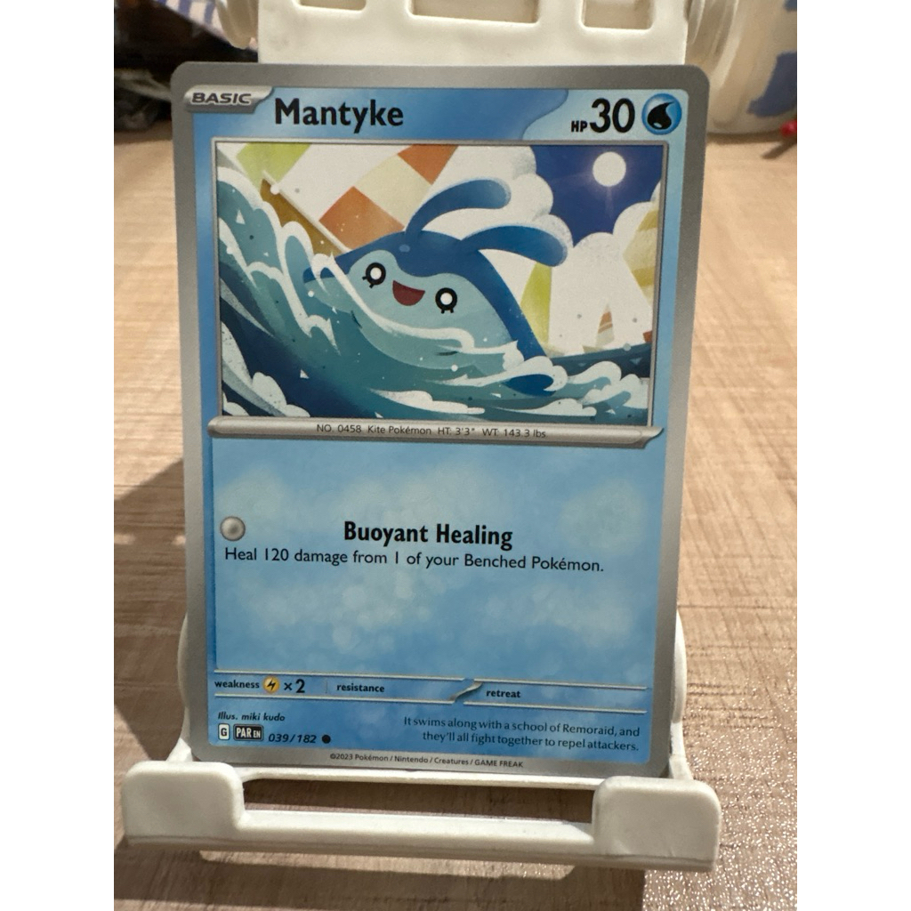 kartu pokemon original common mantyke par 039/182