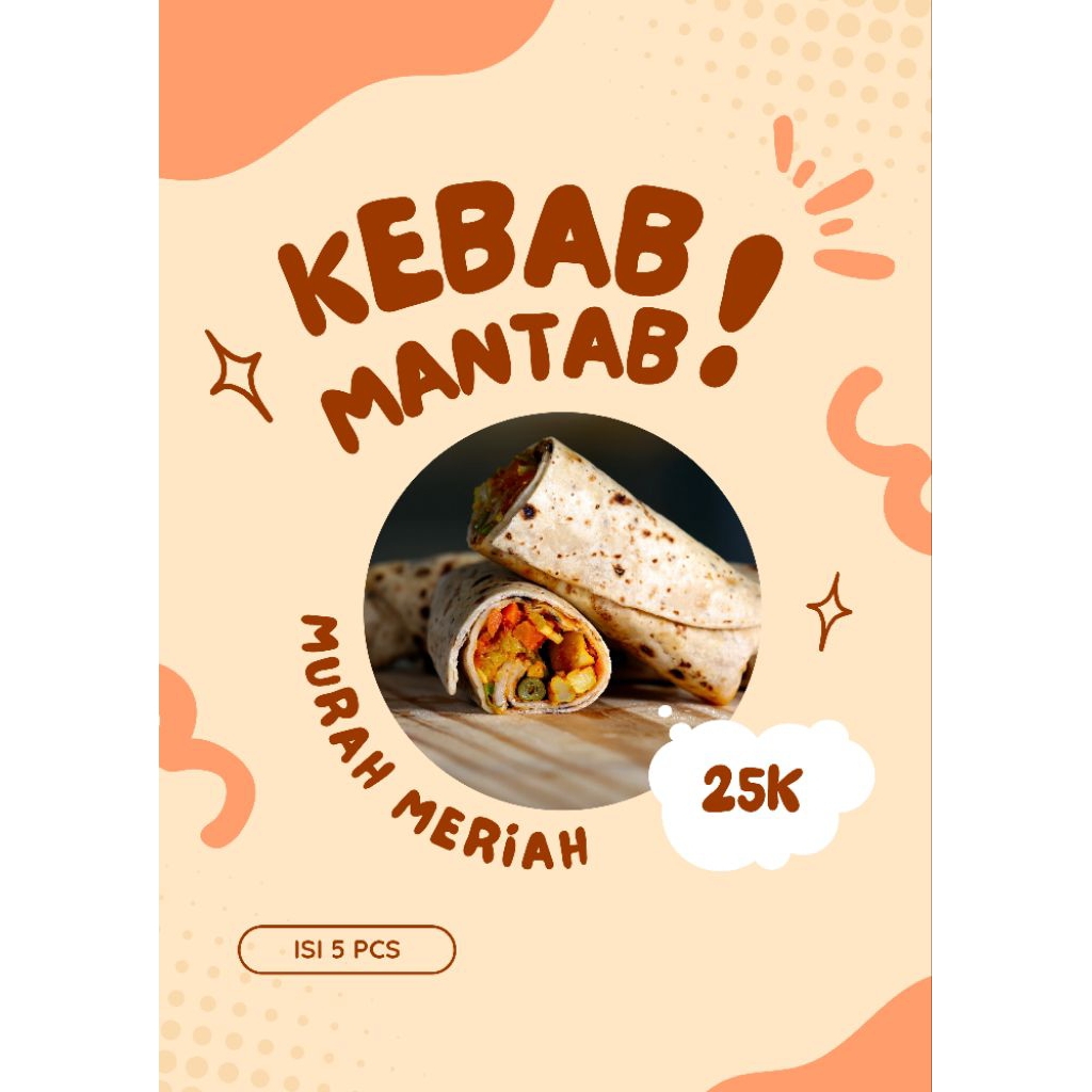 

Saiki Kebab Frozen Isian daging sapi isi 5 pcs