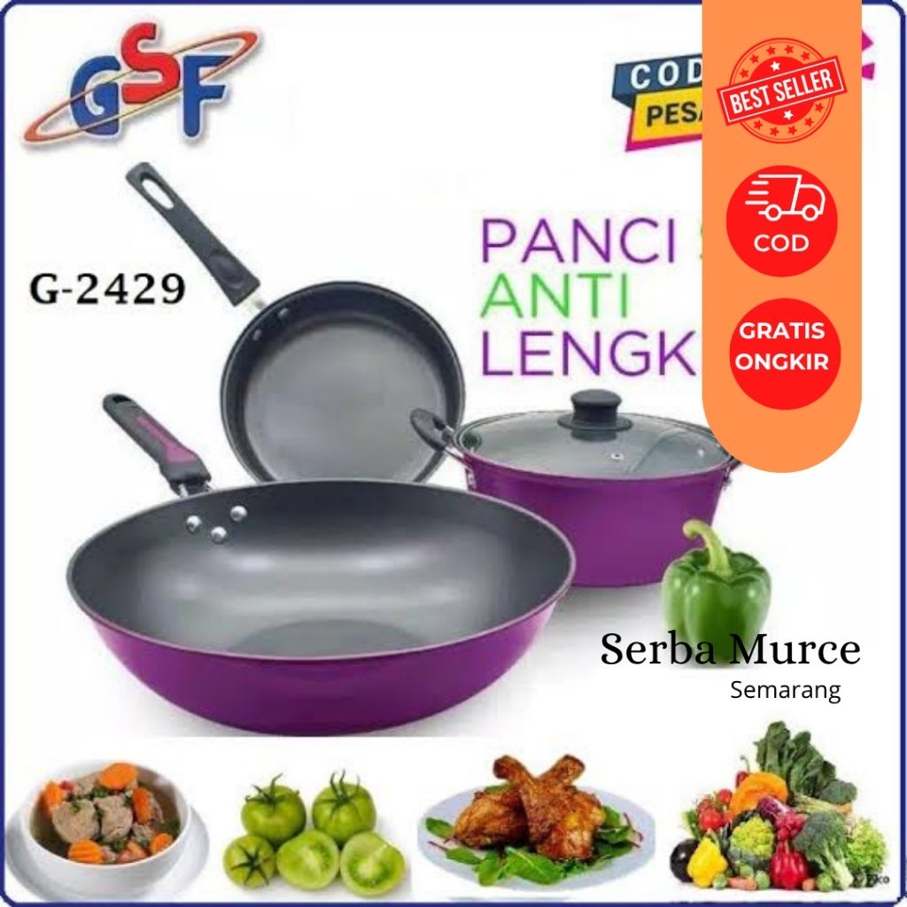Panci Set GSF 2429/ Panci Set/ Panci GSF/ GSF/ Panci Set GSF Murah