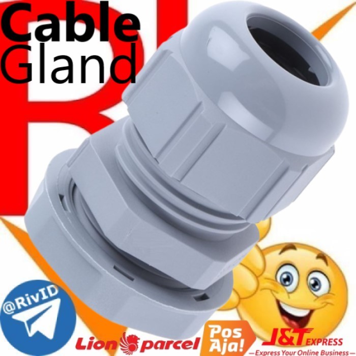 Cable Gland PG9 PG16 ODP OTB Kabel Glen Plastik PG 9 16 Box Listrik Fiber Optic