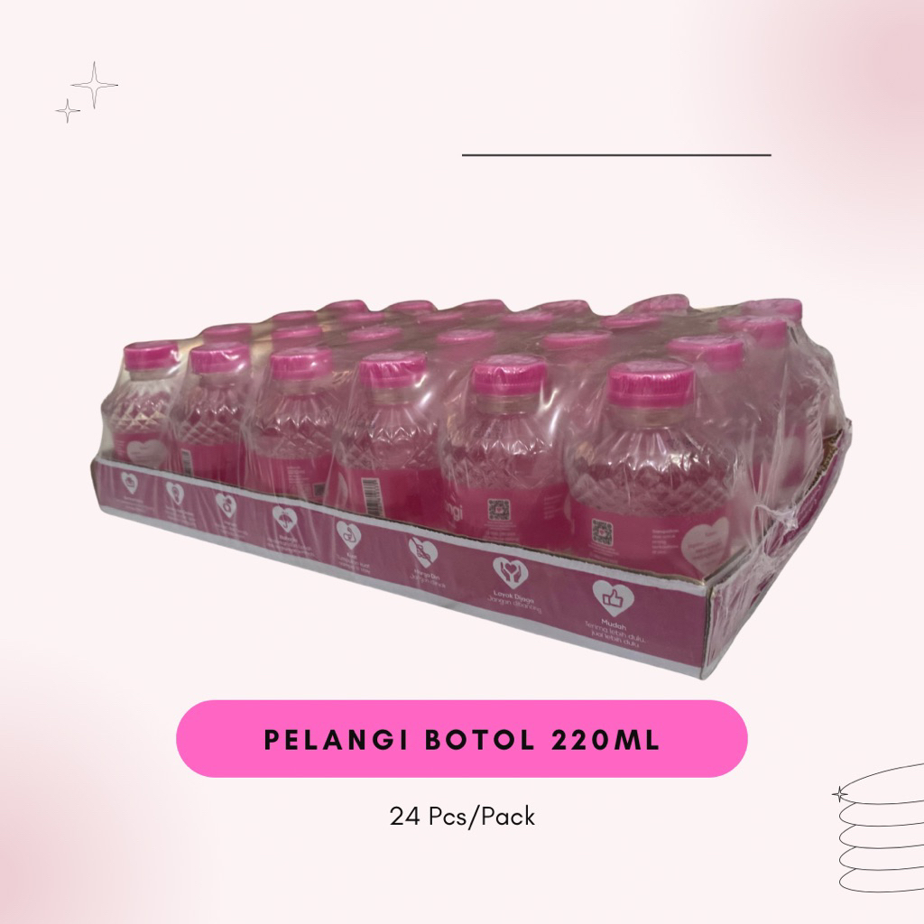 

PELANGI BOTOL air mineral 220ML