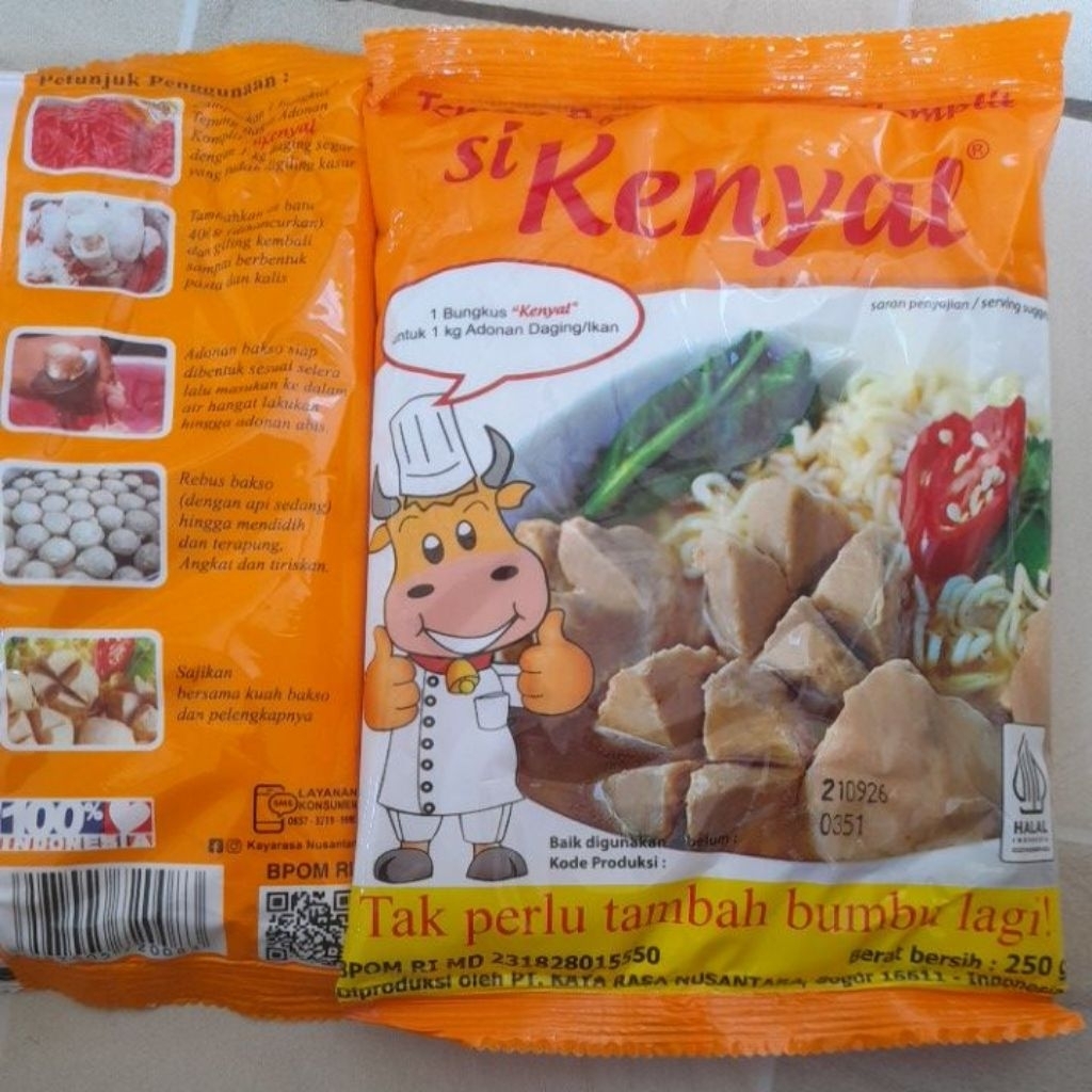 

tepung Bakso adonan komplit si Kenyal 250gr