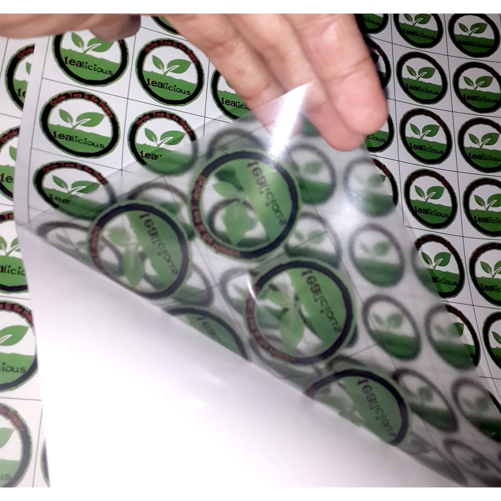 

Sticker Transparant / Bening a3+