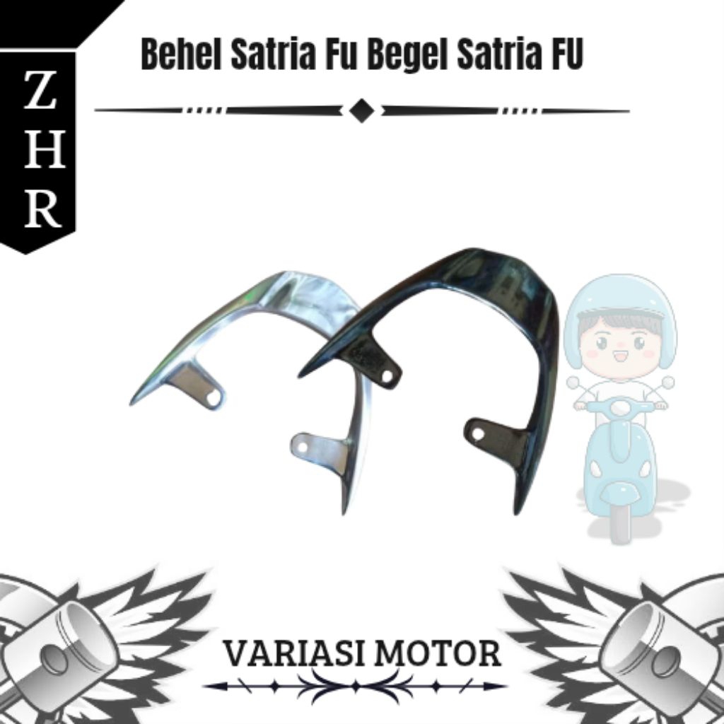 Behel Belakang Satria FU 150 – Aksesoris Motor Satria FU Model Sport