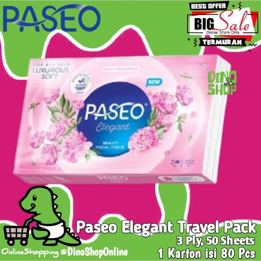 Tissue Tisu Travel Paseo / Paseo Travel Pack