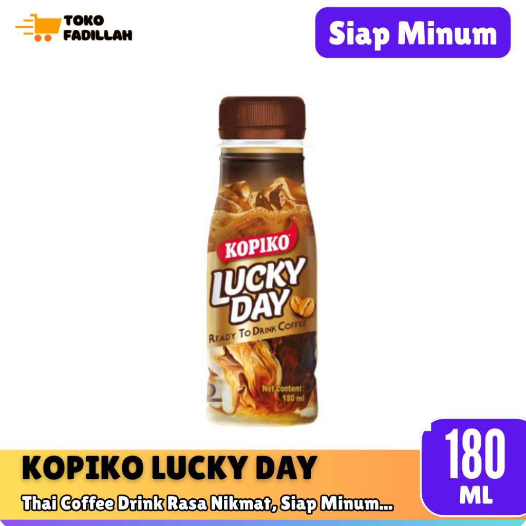 

KOPIKO Lucky Day 180ml Thai Drink Coffee Siap Minum