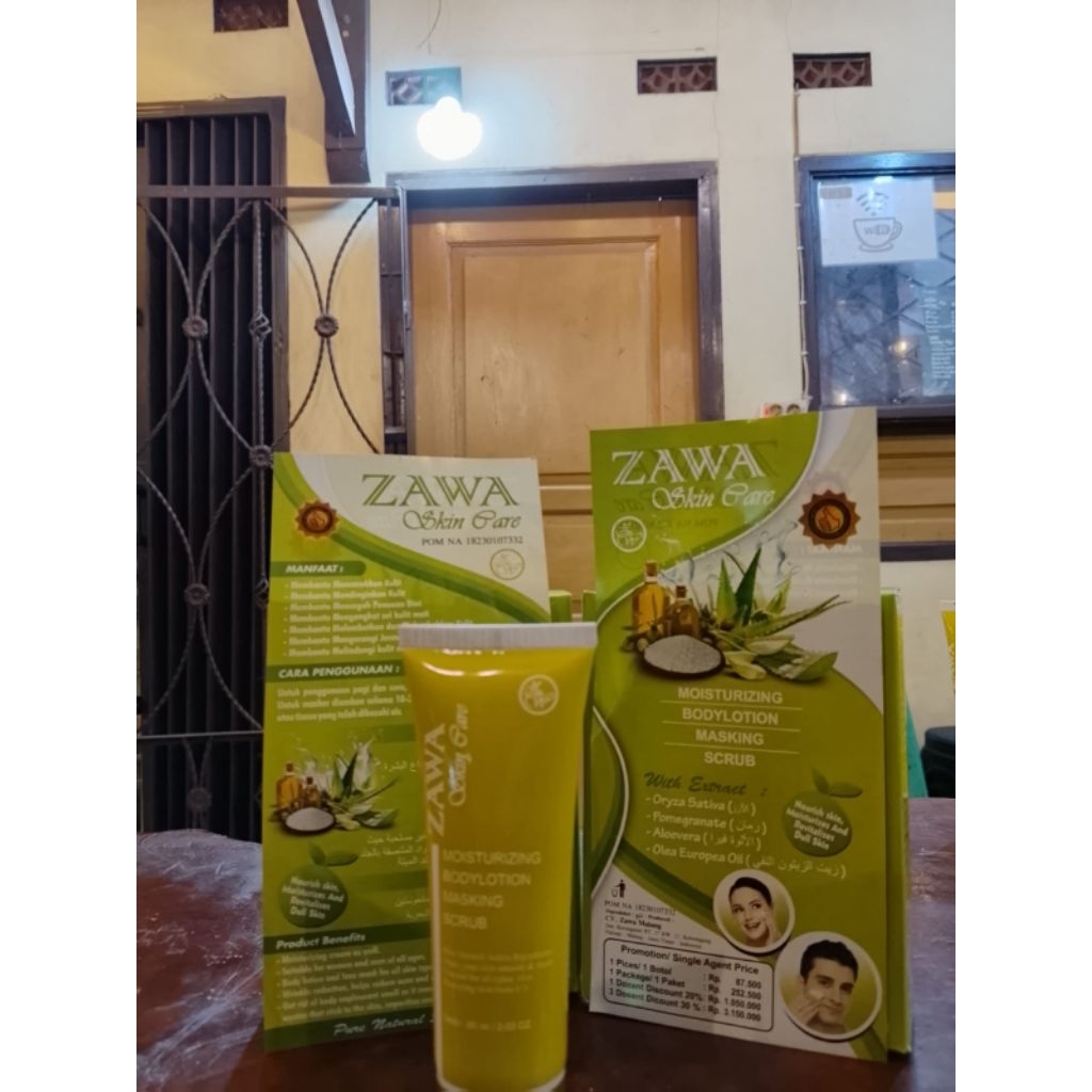 1 BOTOL ZAWA SKINCARE ORIGINAL TERMURAH+BPOM