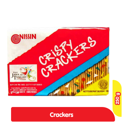 

Nissin Crispy Crackers 250g - Delicious Snack