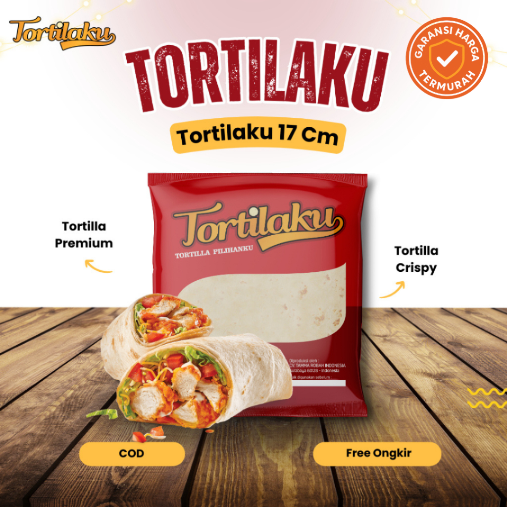 

TORTILAKU PREMIUM 17 cm isi 20 Pcs | Kulit Kebab Tortilla Kualitas Premium, Kulit Tortilla Frozen Food