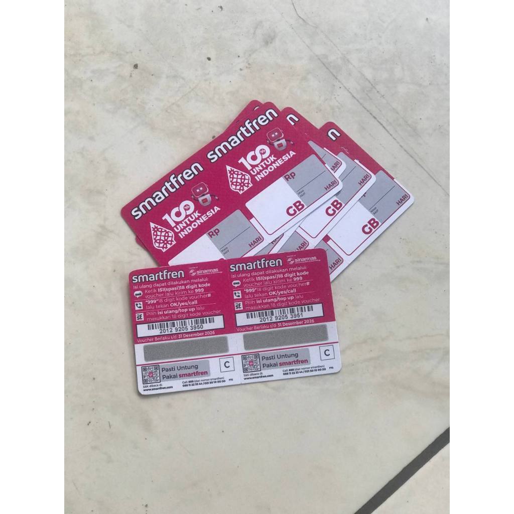 VOUCHER SMARTFREN KOSONGAN ZERO BAHAN INJECT