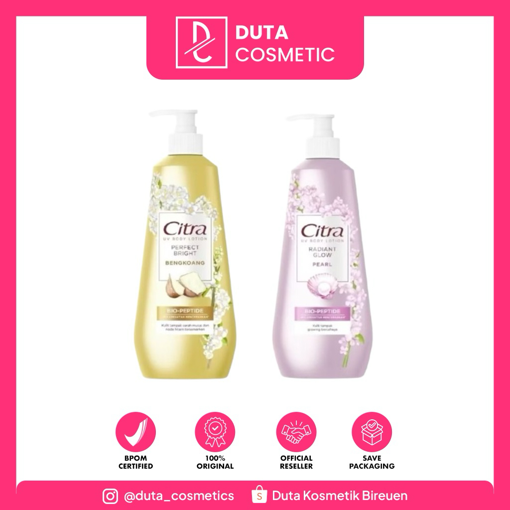 CITRA BODY LOTION PEARLY 380ML / Citra Body Lotion Bengkoang 380ML