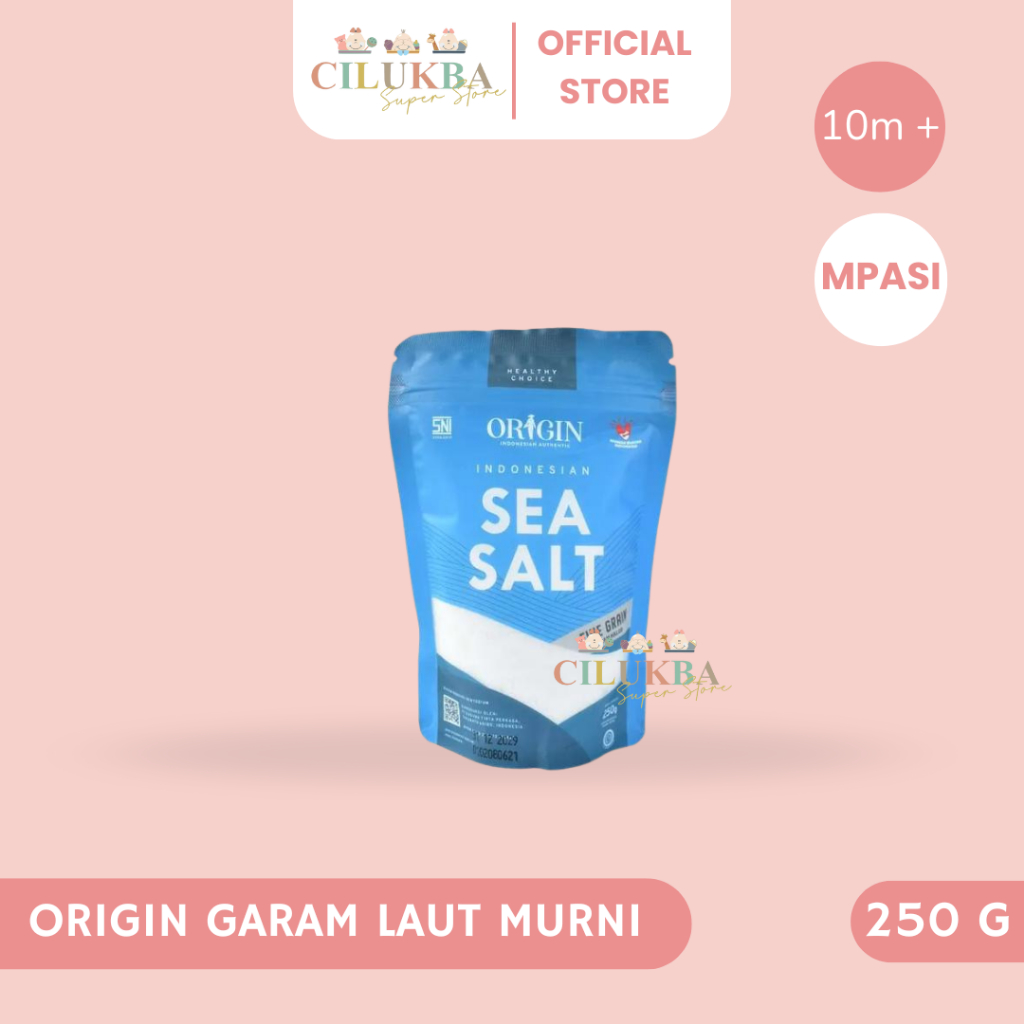 

ORIGIN FINE SEA SALT 250g | GARAM HALUS MURNI | GARAM | MPASI | GARAM HALUS | MURNI | ALAMI