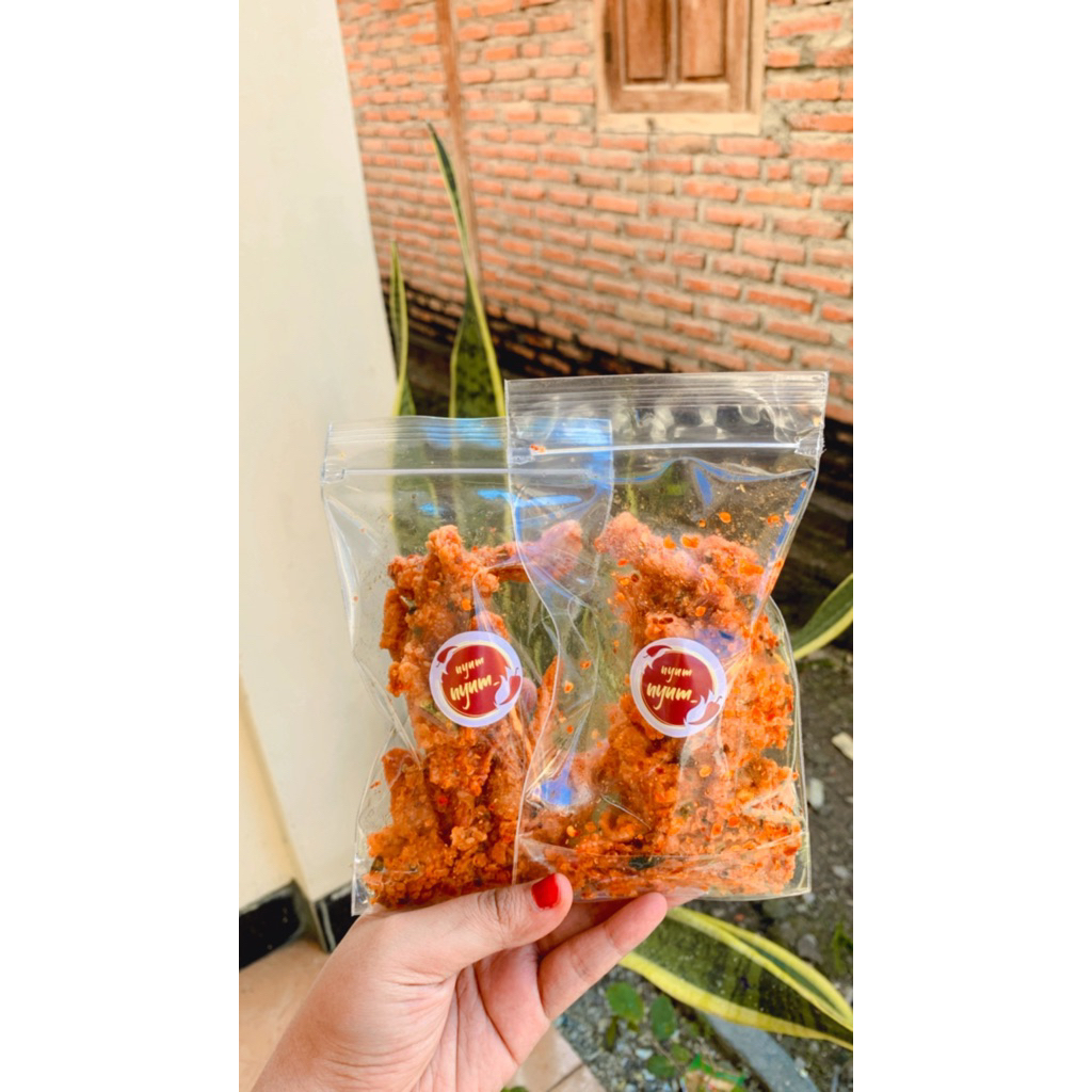 

Kulit Ayam Krispy Pedas 50&100gr
