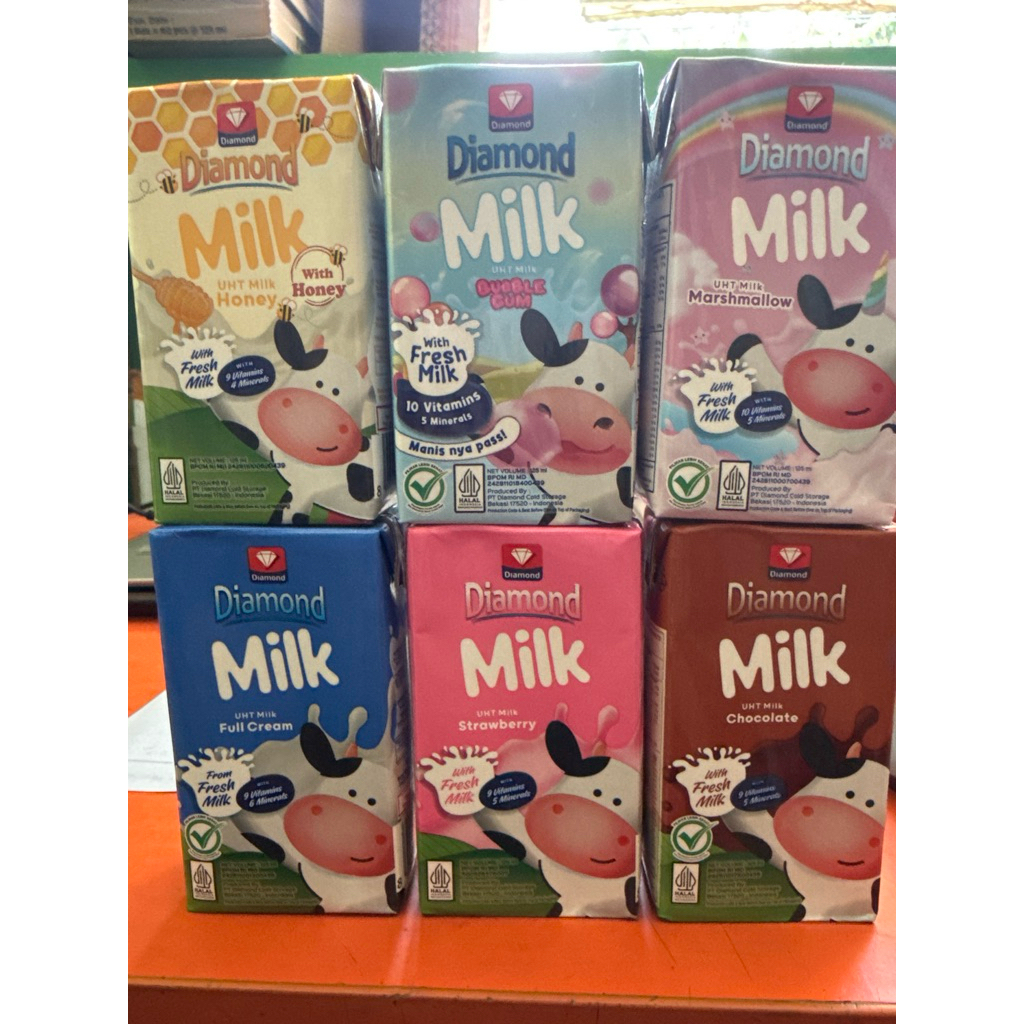 Susu Diamond Milk UHT 125 ml [SATUAN]