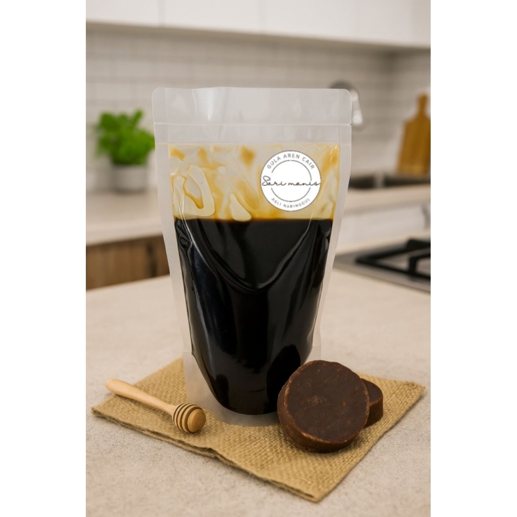 

Gula Aren Cair Murni 1Kg | Gula Merah Cair Asli 100% | Palm Sugar Premium - Alami & Praktis