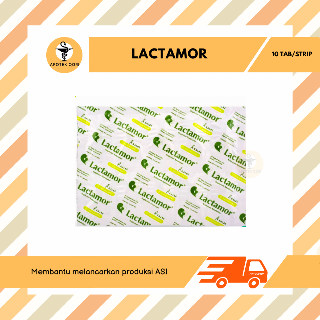LACTAMOR STRIP 10 KAPLET / ASI BOOSTER / PELANCAR ASI IBU MENYUSUI