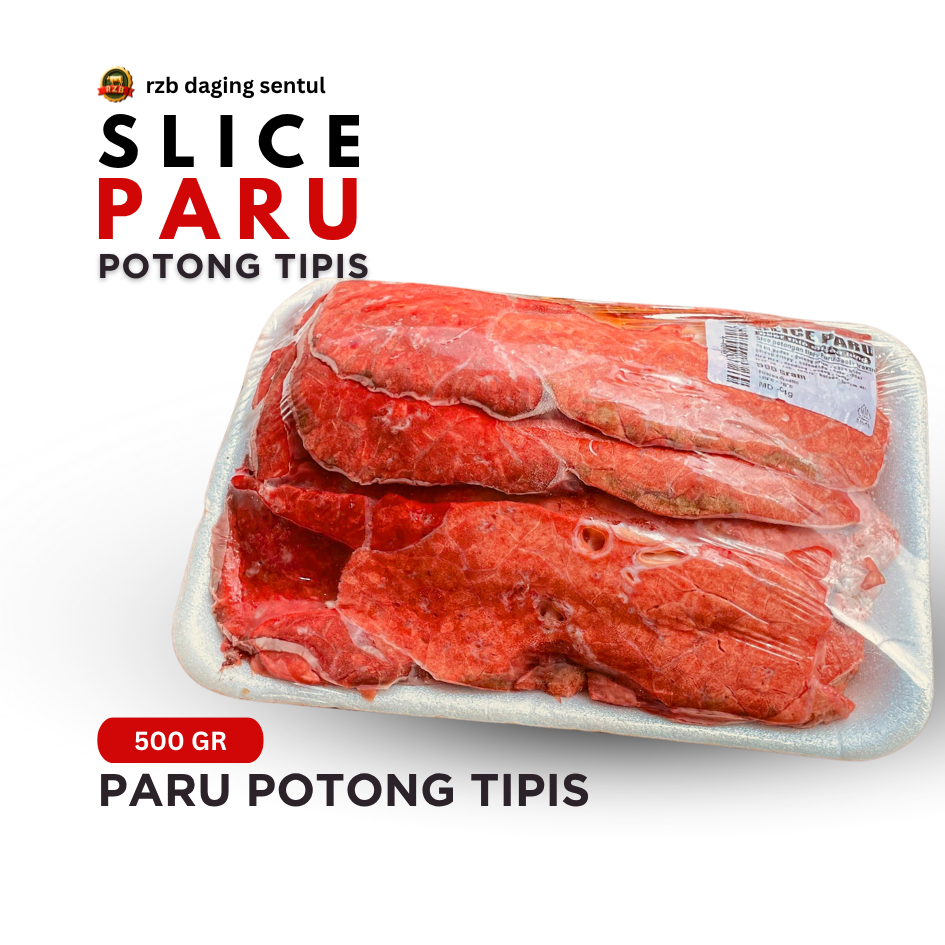 

Rzb Daging - Slice Paru 500gr potong | paru sapi potong tipis