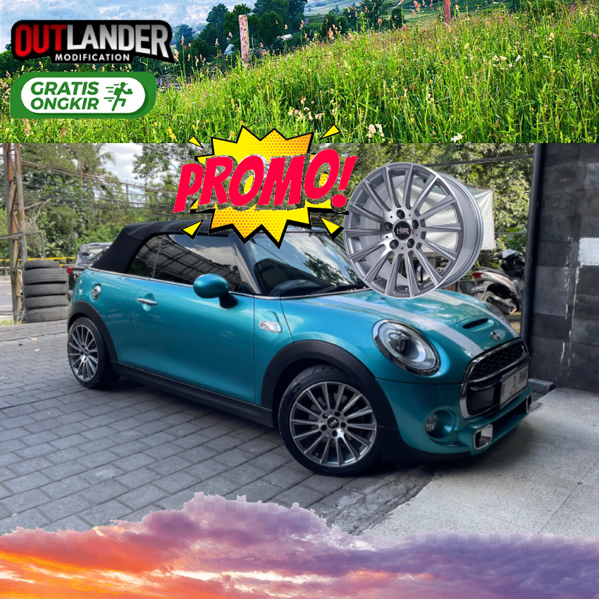velg racing hsr velg r17 velg mobil audi mercy Mini Clubman Cooper dll velg hsr rotock blade r17