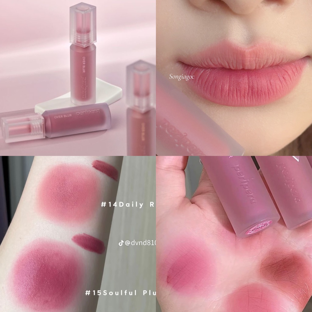 [READY STOCK] PERIPERA Over Blur Tint Lip NEW SHADES