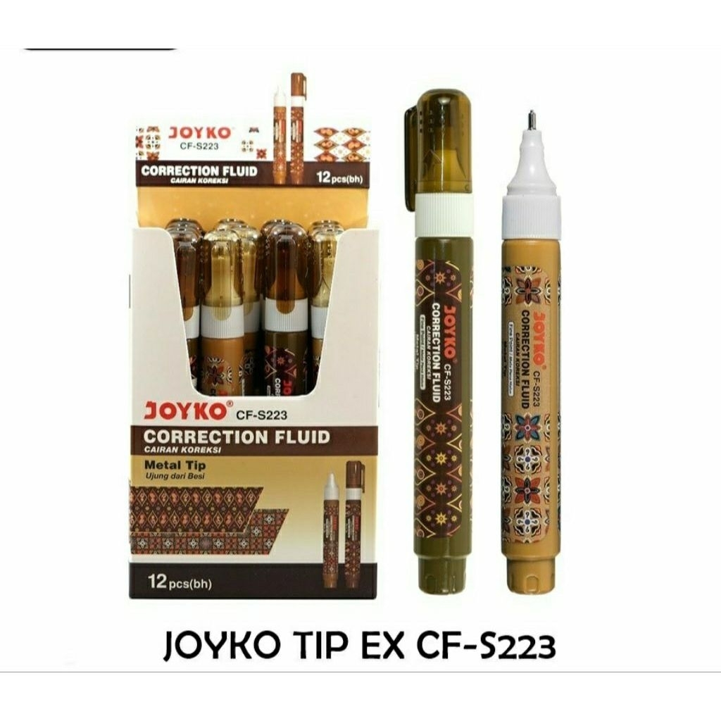 

# Tipe X/ Correction Fluid Cair Joyko CF-S223 / stipo cair / tipe x motif batik
