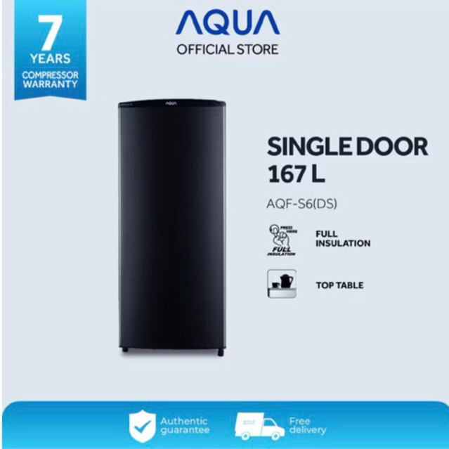 AQUA AQF-S6 FREEZER 6Rak 167Liter