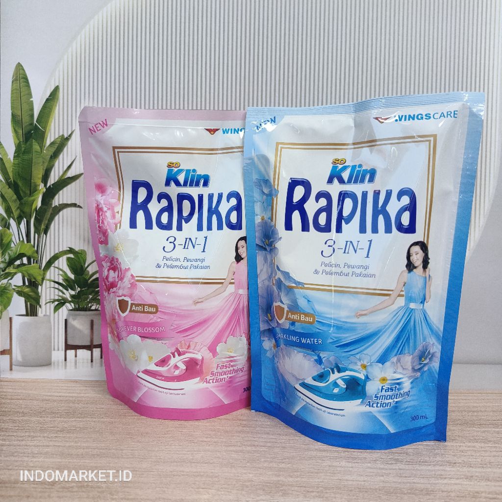 Rapika 3-IN-1 300ml / Rapika / Rapika refill / Pelembut pakaian