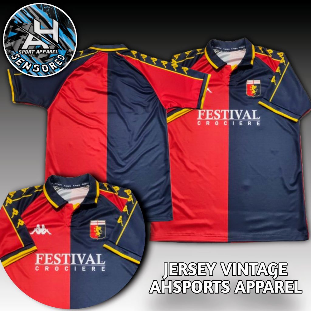 jersey vintage genoa 1999-00 maglia kappa home genoa cfc jersey retro