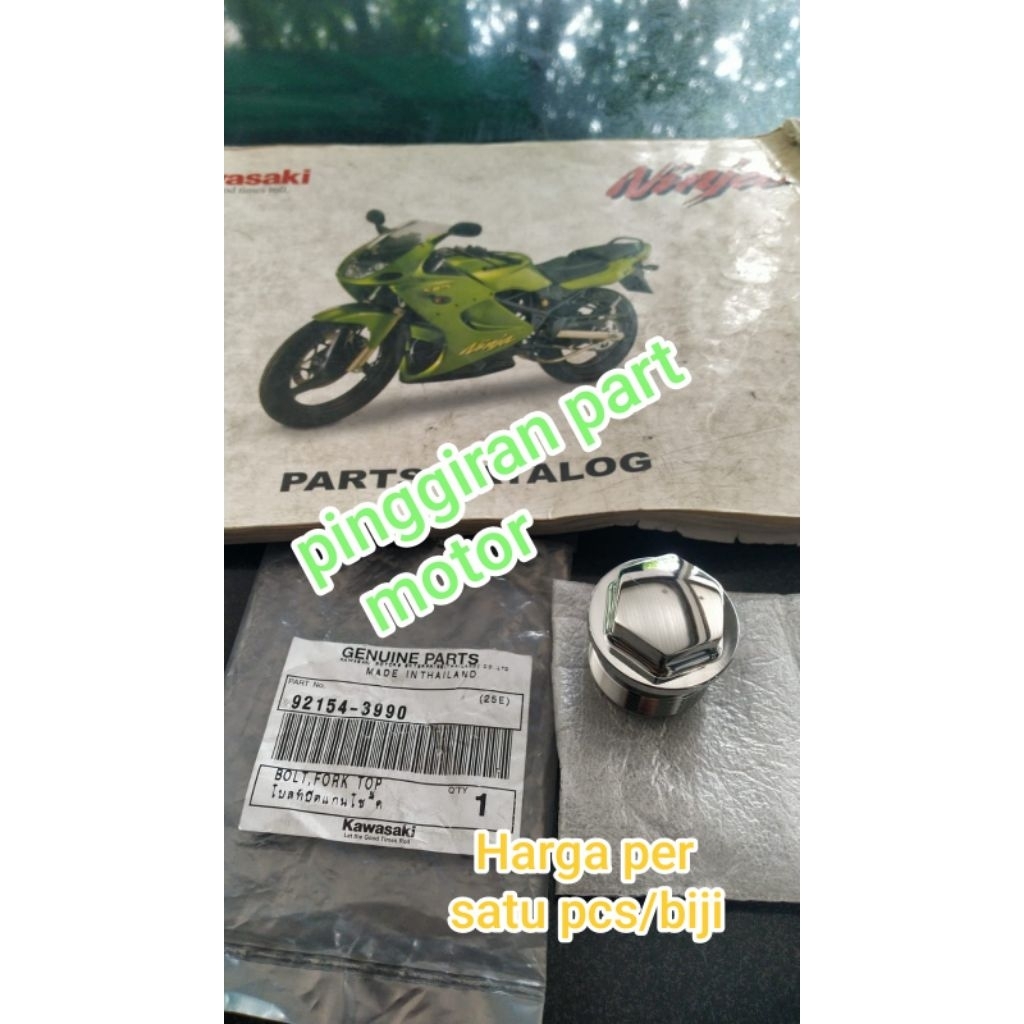baut tutup as shock sok depan KLX 140 KLX140 original