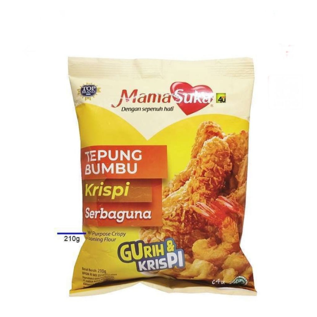 

mama suka tepung bumbu krispi 210 gr