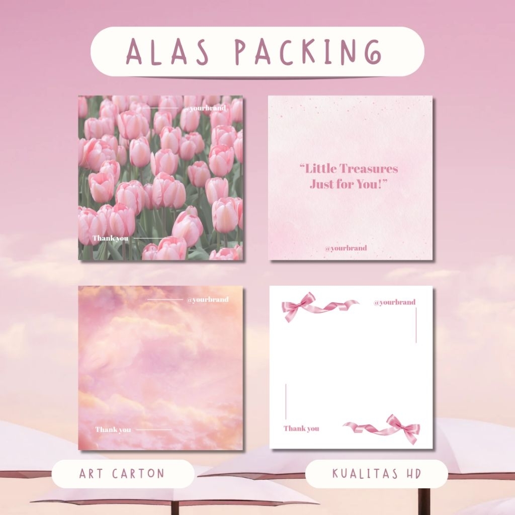 

ALAS PACKING AESTHETIC | PASTEL PINK | ALAS ACCESORIES | ART CARTON TEBAL HD