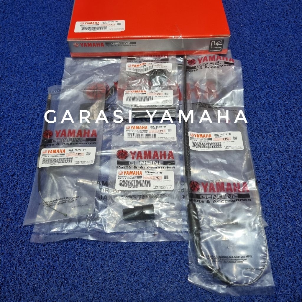 Kabel gas rx king original yamaha set tali gas set 3KA rx king asli throttle kit rxking cable gas